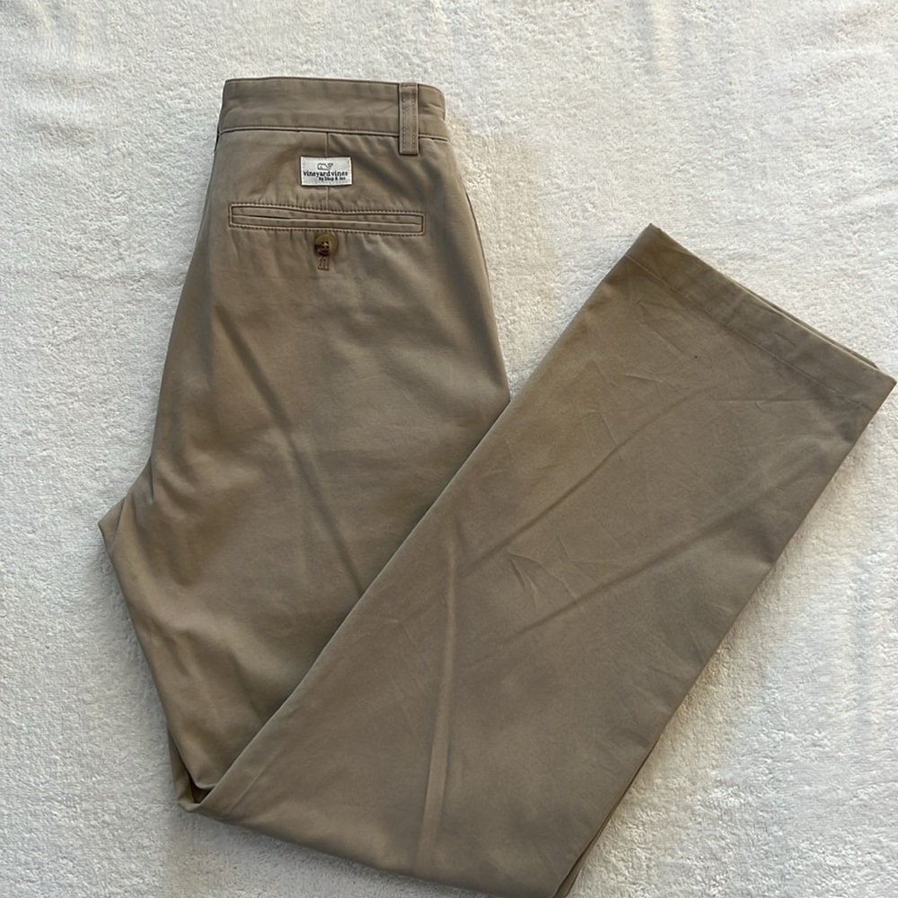 Vineyard Vines Tan Chinos Straight Leg